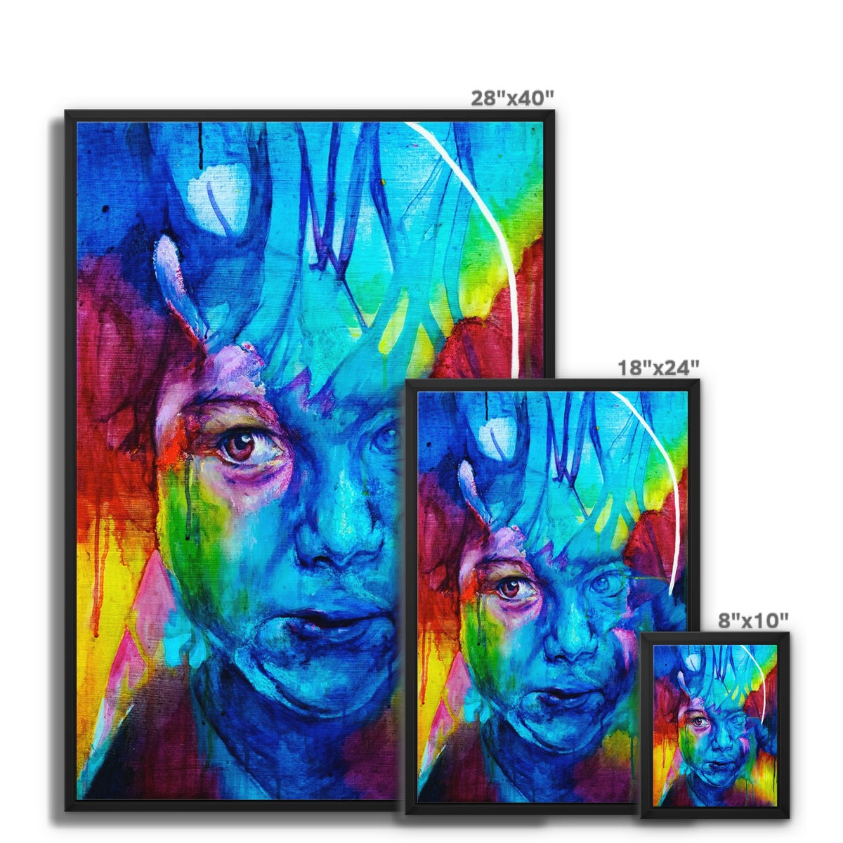 Inner Child Framed Canvas