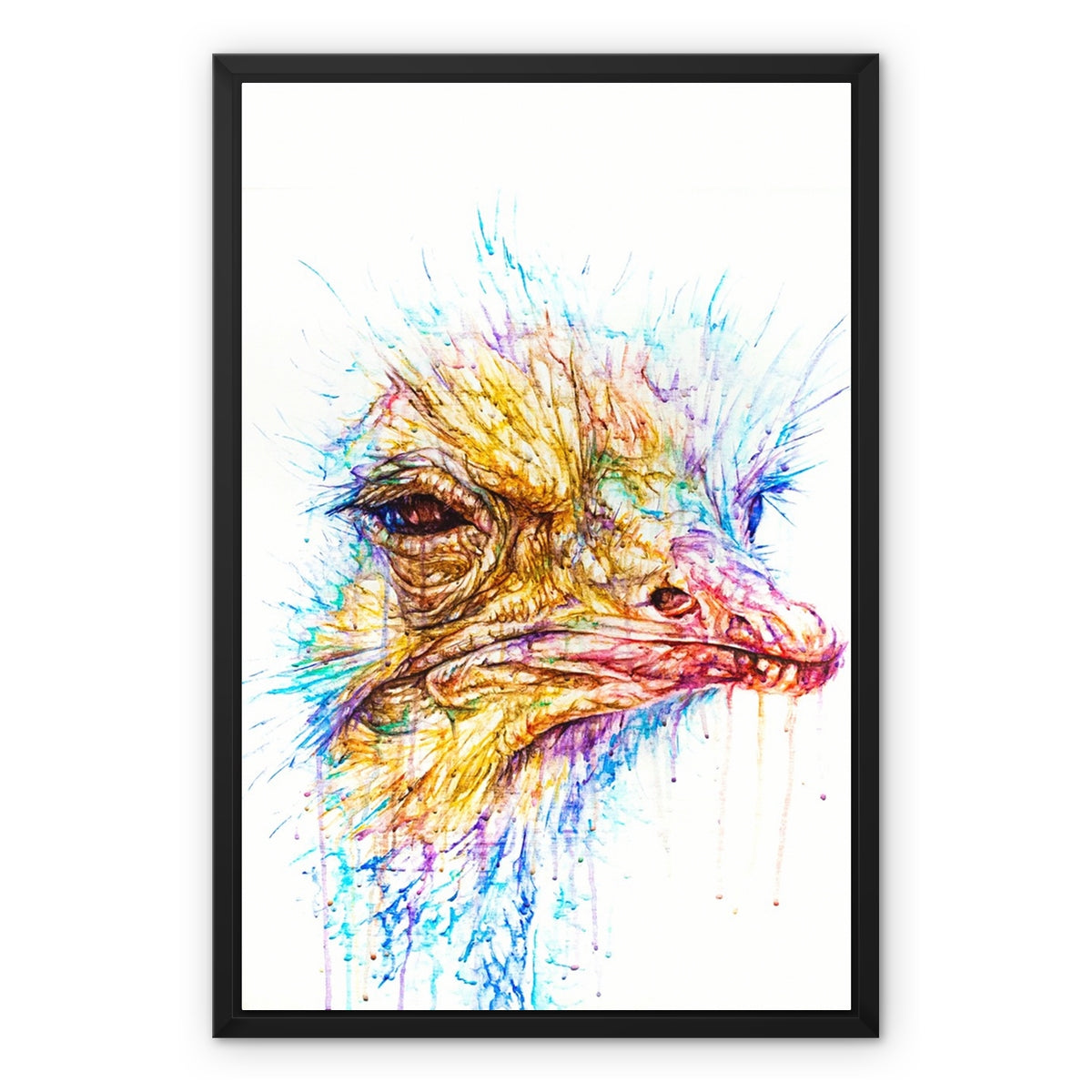 Ostentatious Octavia Framed Canvas