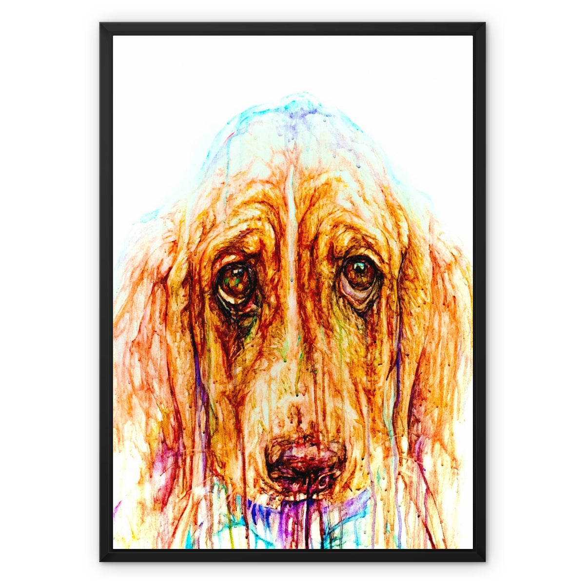 Droopy Framed Canvas