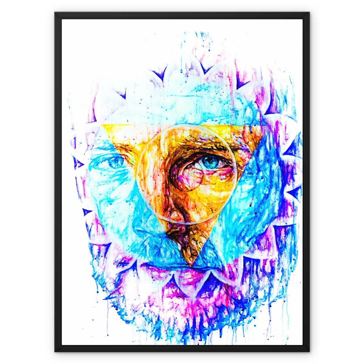 Captain Vishuddha Framed Canvas