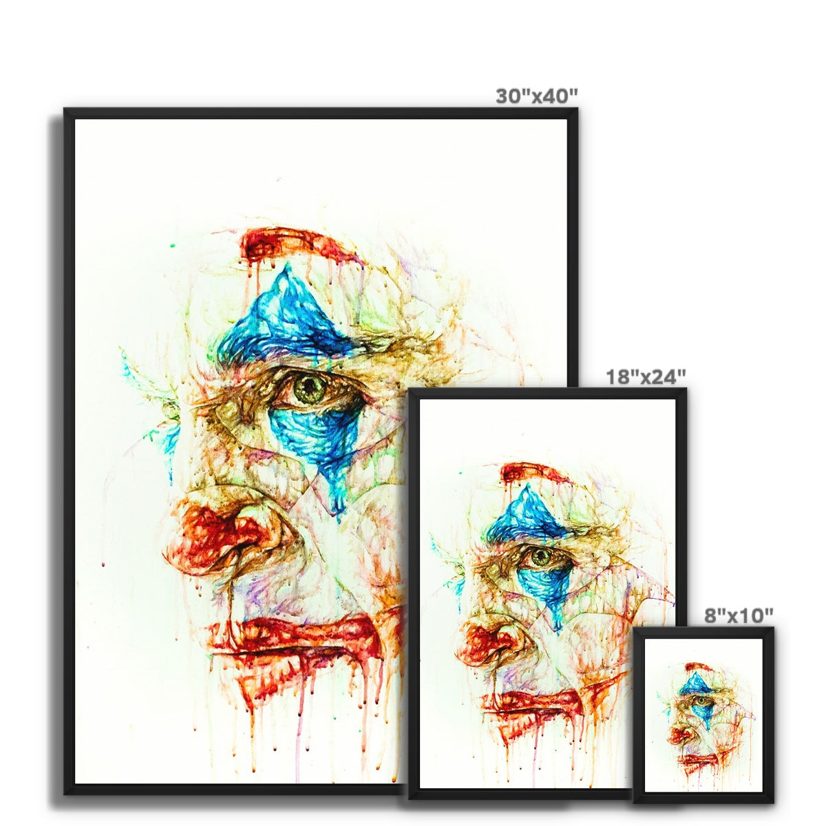 Joking Joaquin Framed Canvas