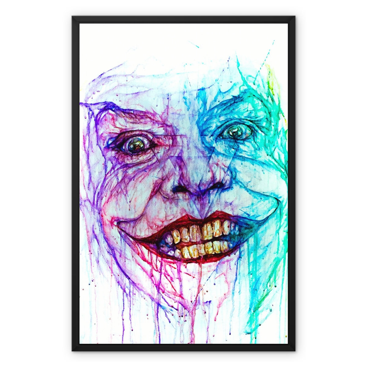 Naughty Nicholson Framed Canvas
