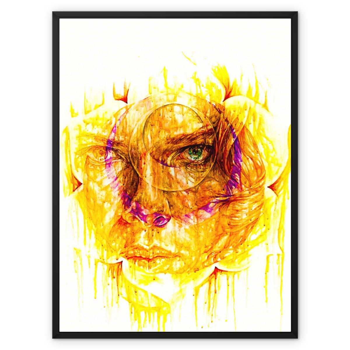 Svadhisthana Widow Framed Canvas