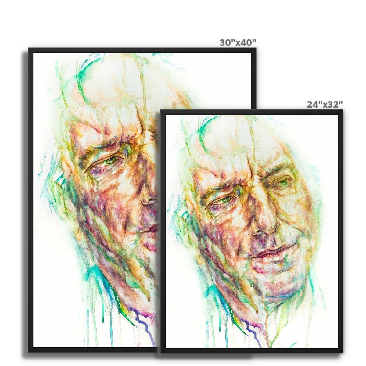 Alan Rickman Framed Canvas