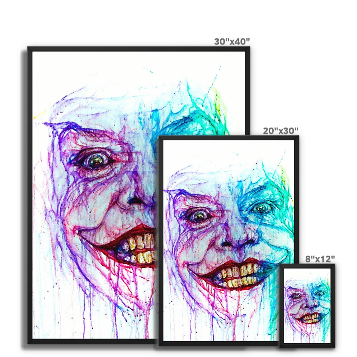 Naughty Nicholson Framed Canvas