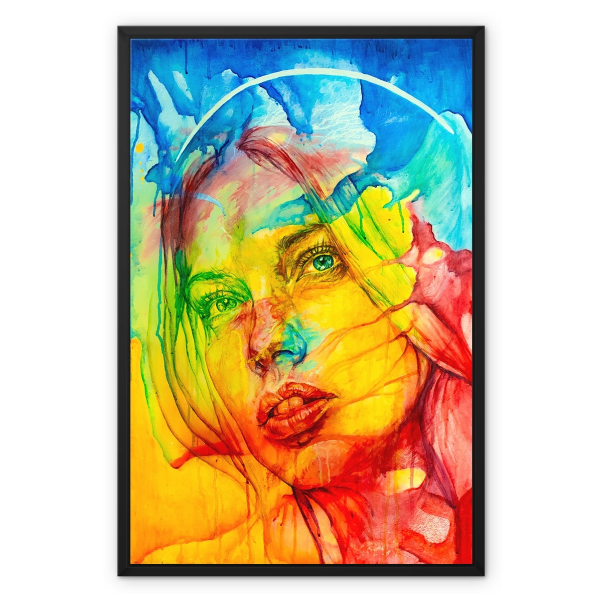 Adrift Framed Canvas