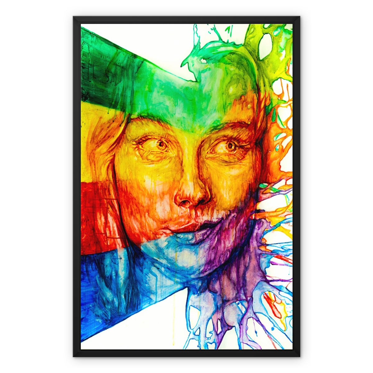 Butterscotch Framed Canvas