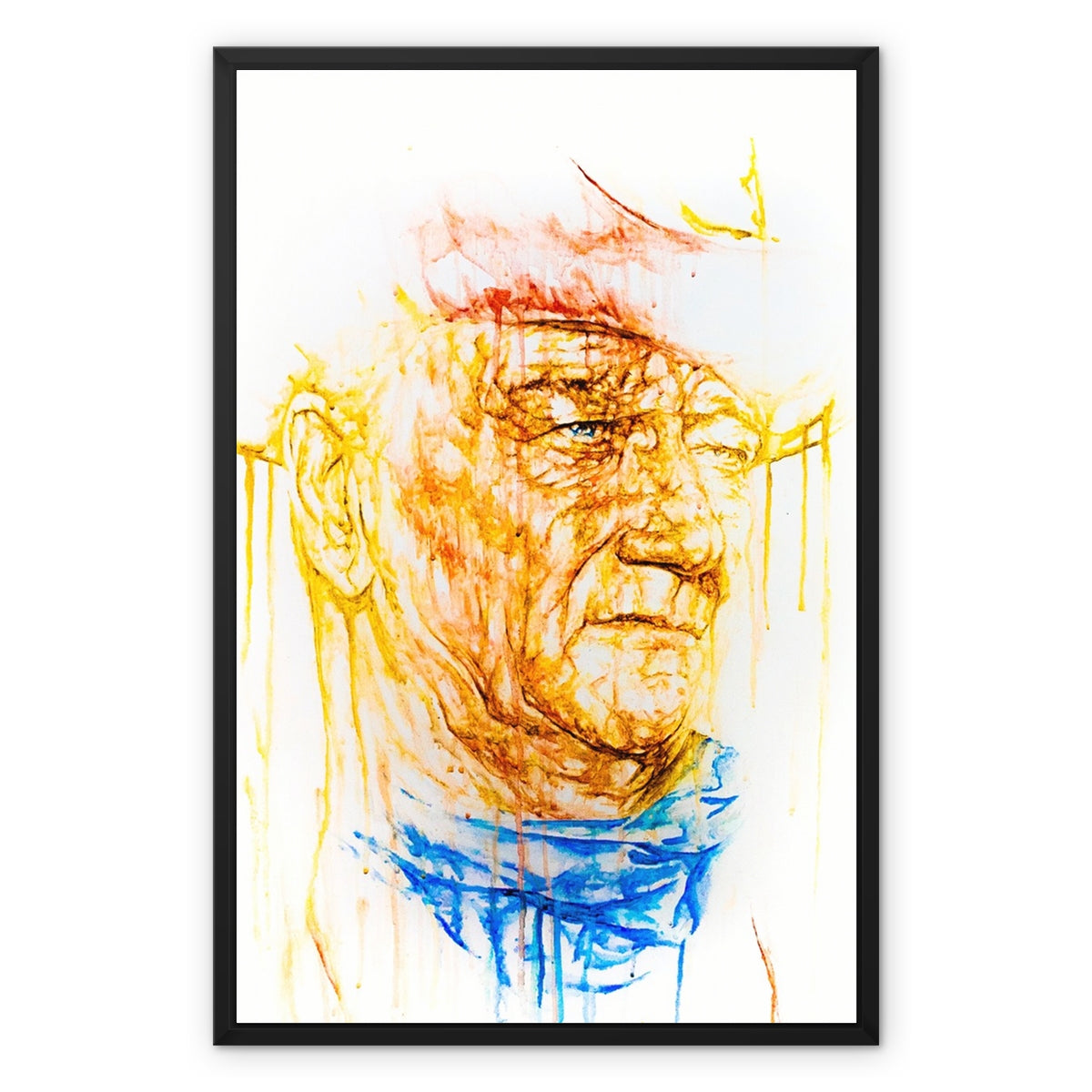 John Wayne Framed Canvas