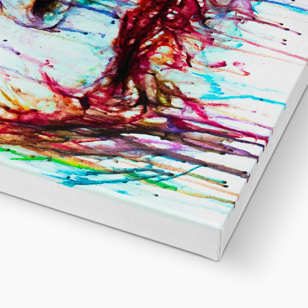 Laughing Ledger Canvas