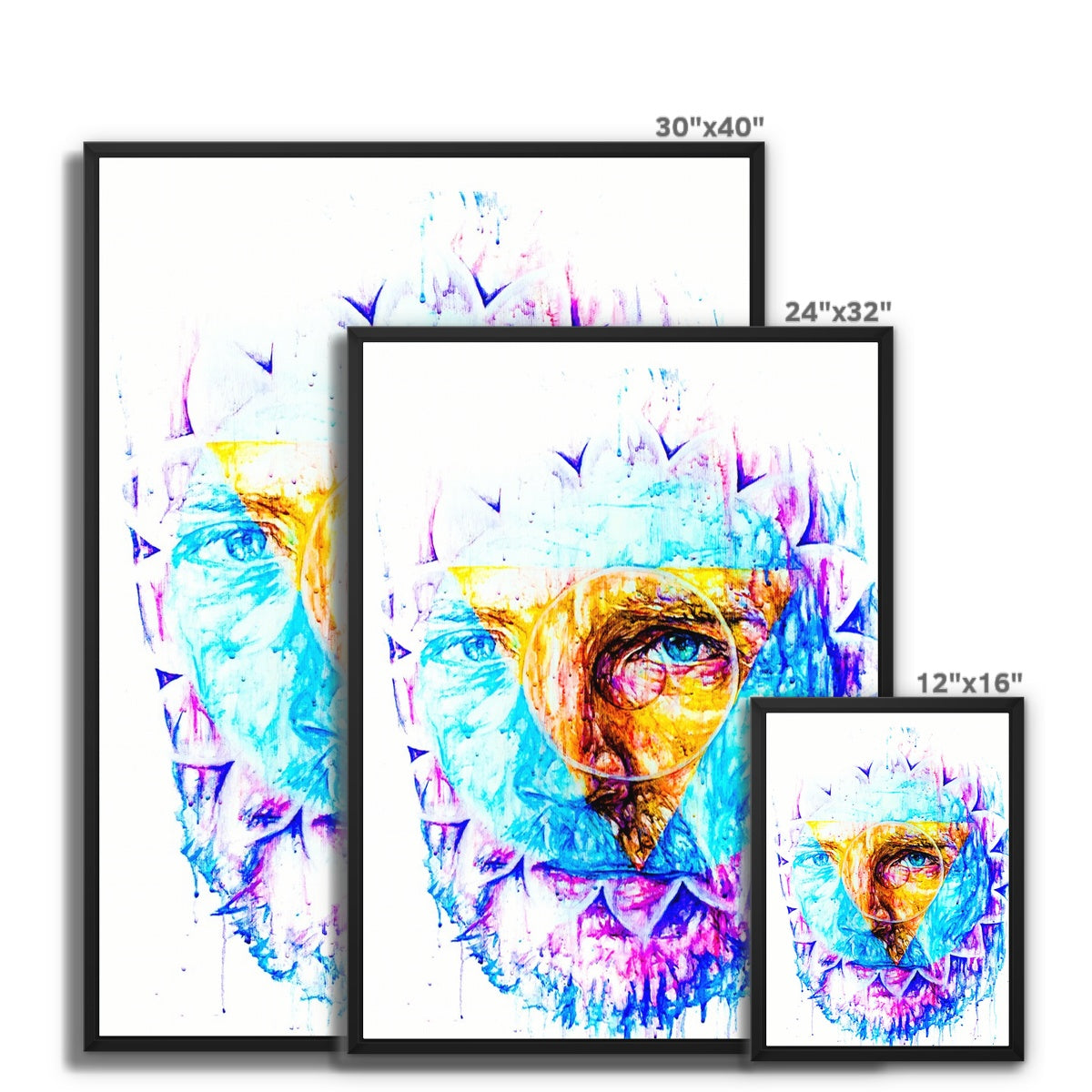 Captain Vishuddha Framed Canvas