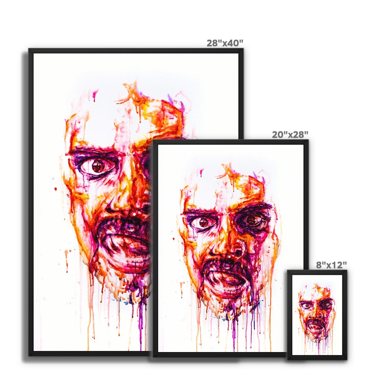 Demon Framed Canvas