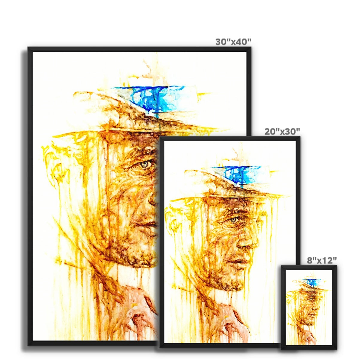 Paul Newman Framed Canvas