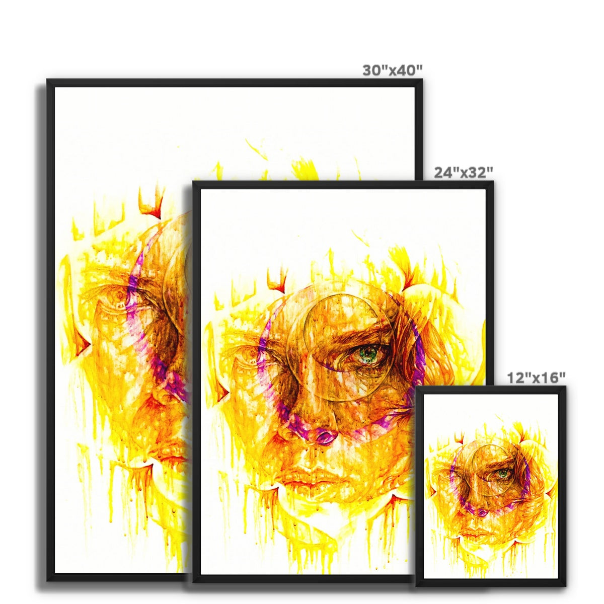Svadhisthana Widow Framed Canvas