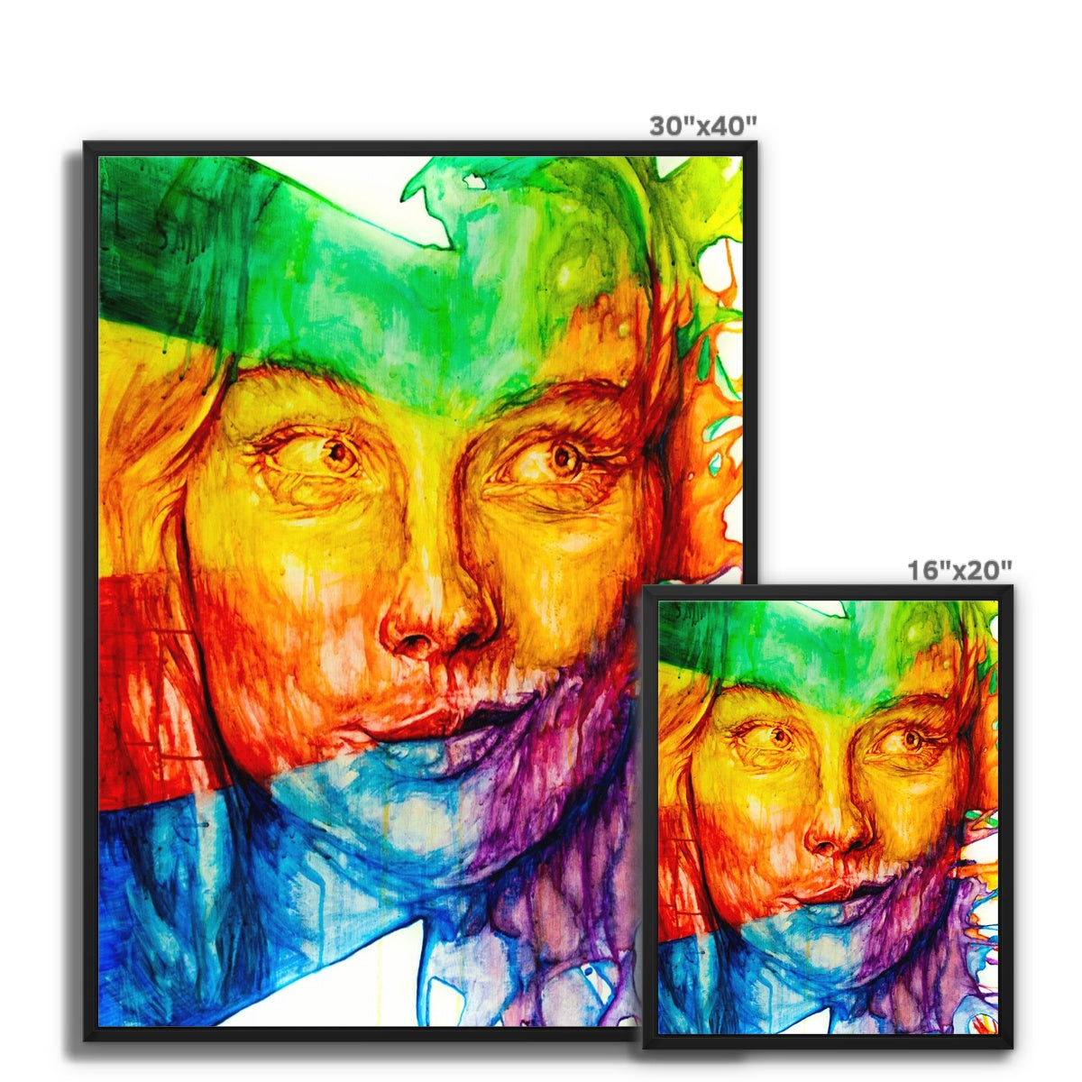 Butterscotch Framed Canvas