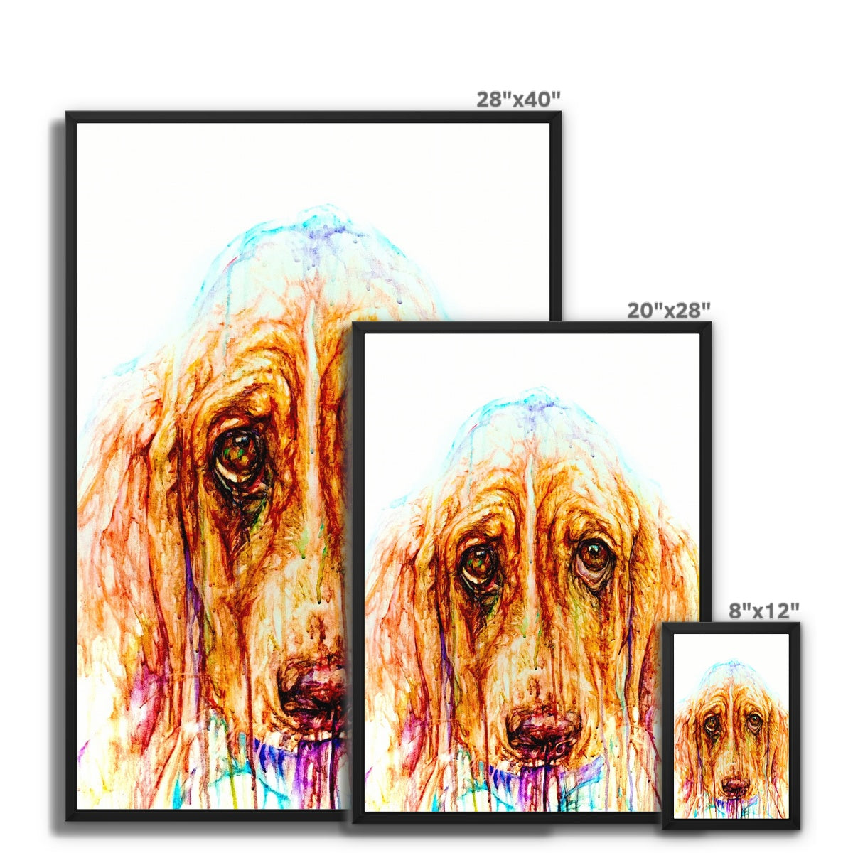 Droopy Framed Canvas
