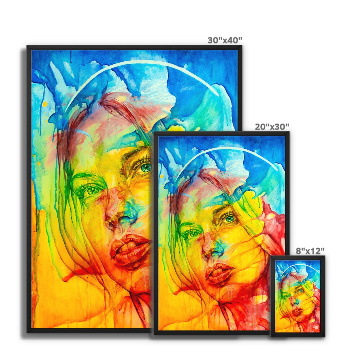 Adrift Framed Canvas
