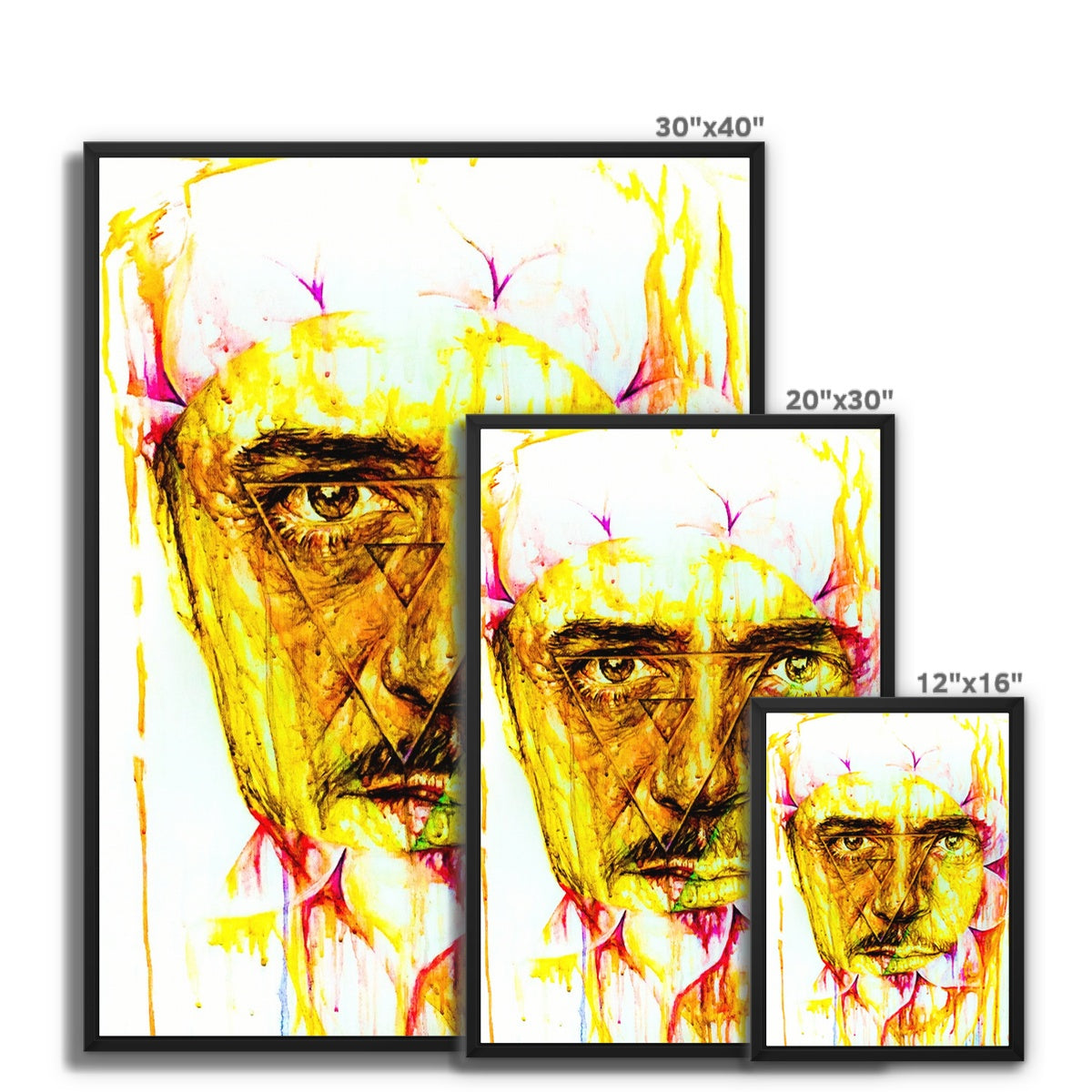 Iron Manipura Framed Canvas