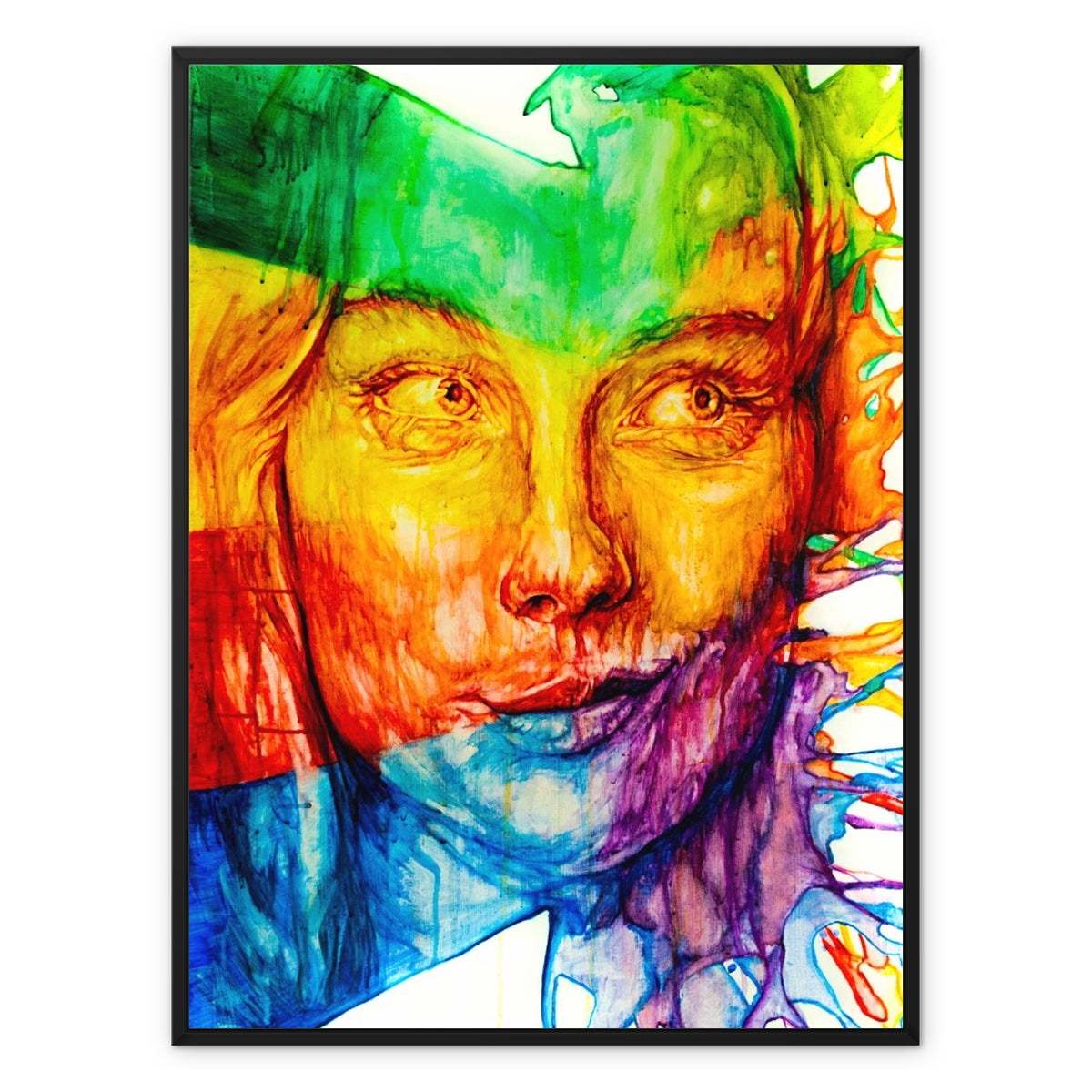 Butterscotch Framed Canvas
