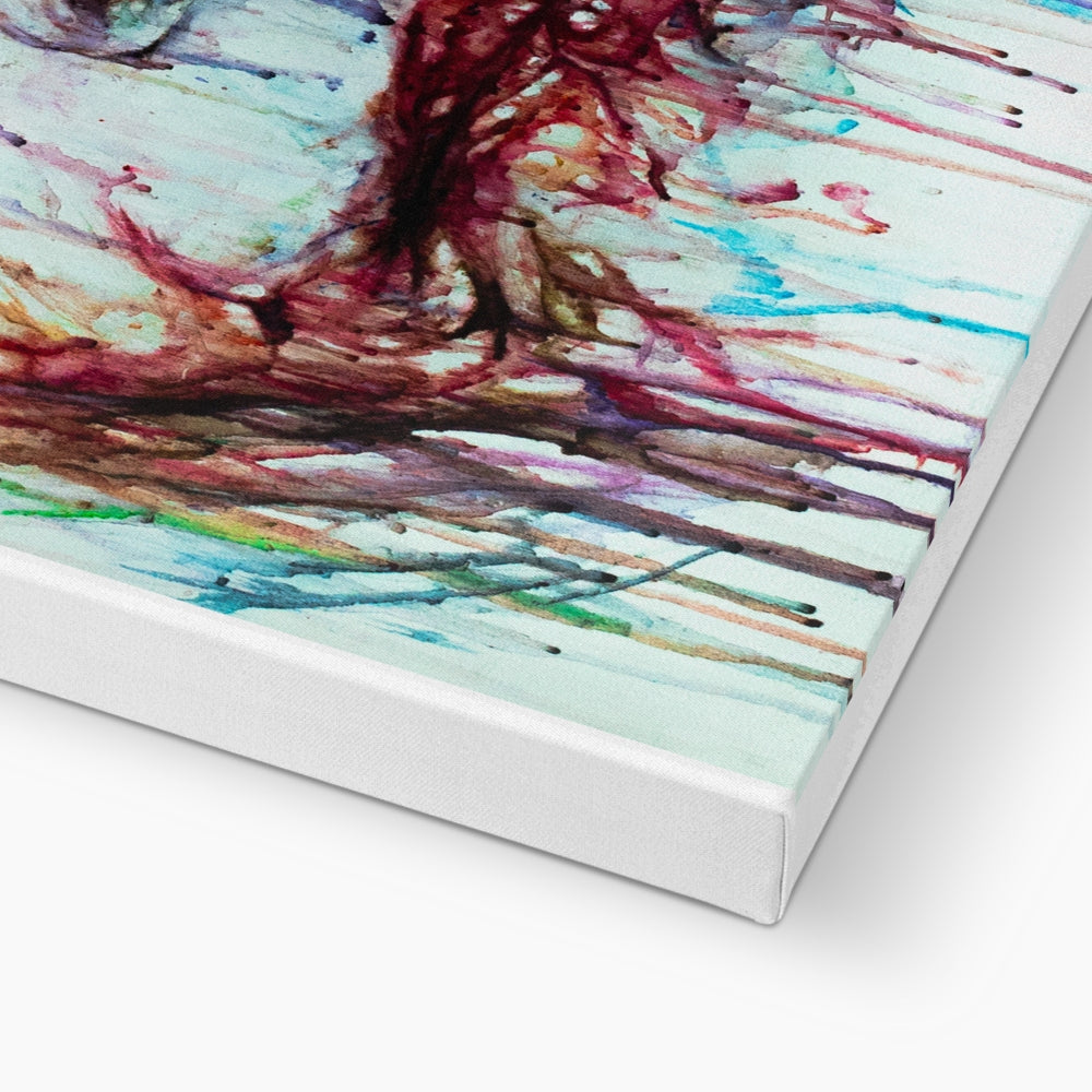 Laughing Ledger (darker) Canvas