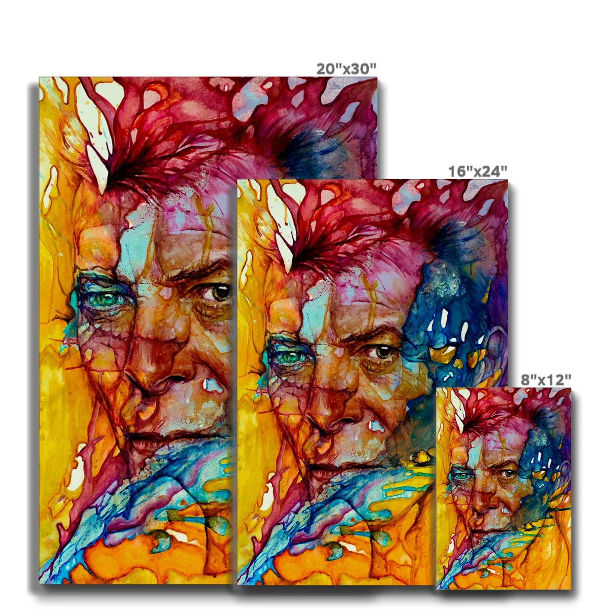 David Bowie Eco Canvas