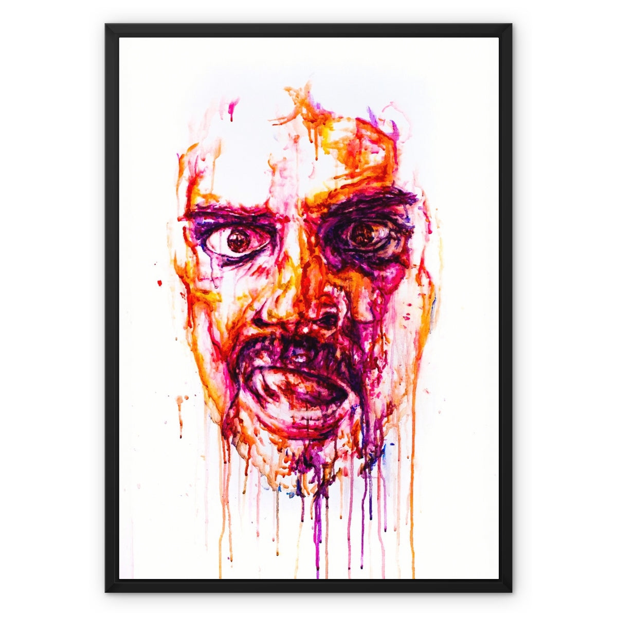 Demon Framed Canvas