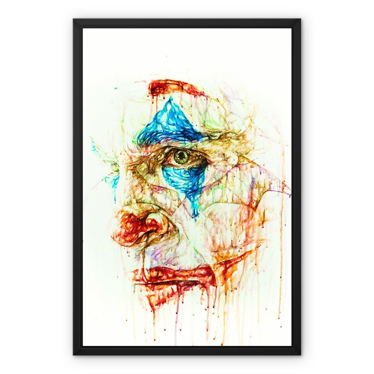 Joking Joaquin Framed Canvas