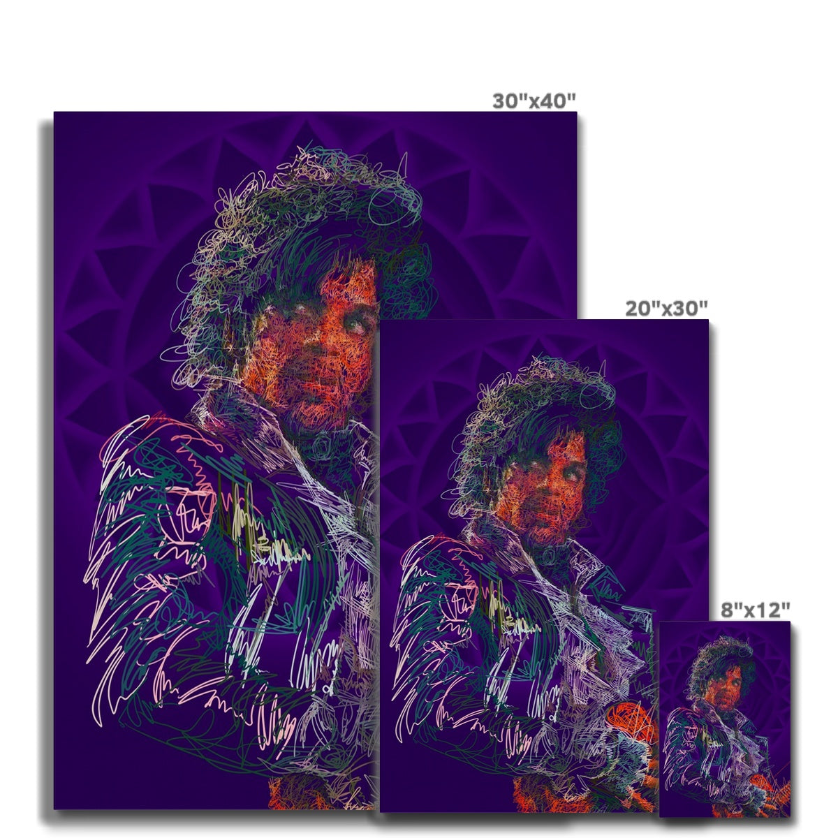 Prince Frequency Canvas