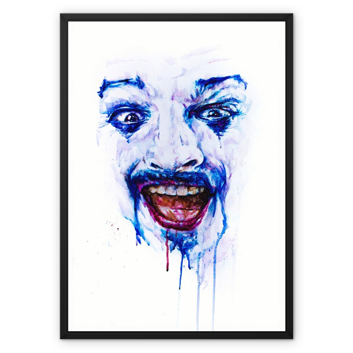 Clown Framed Canvas