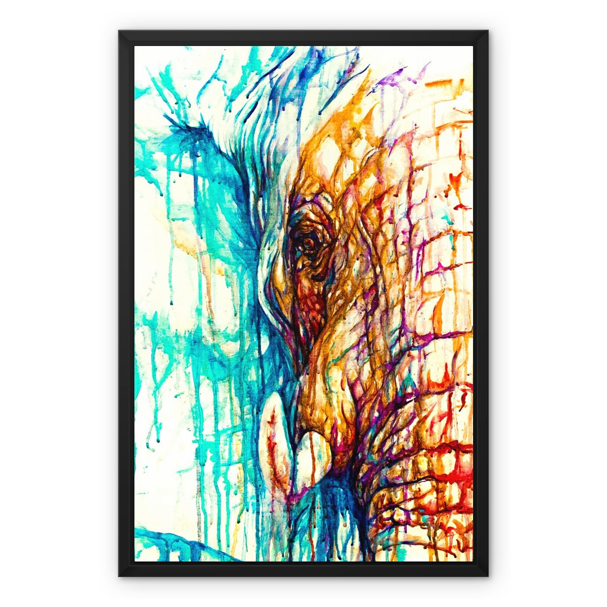 Elegant Eddie Framed Canvas