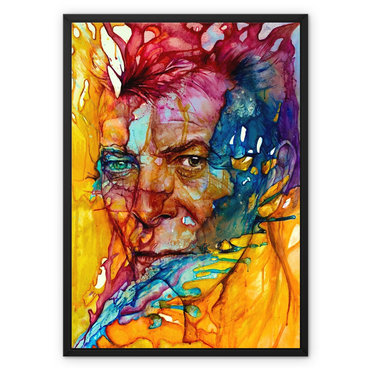 David Bowie Framed Canvas