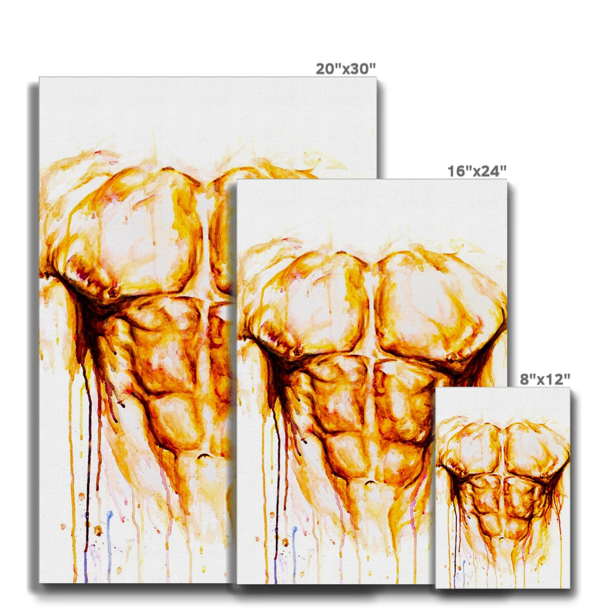 Male Torso Eco Canvas