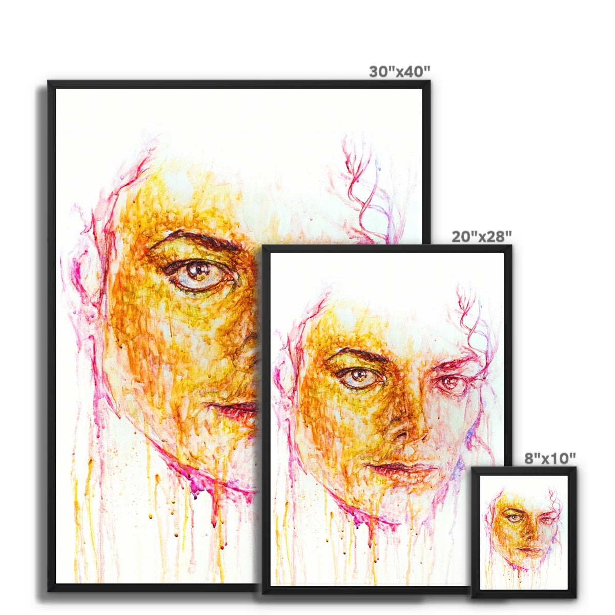 Michael Jackson Framed Canvas