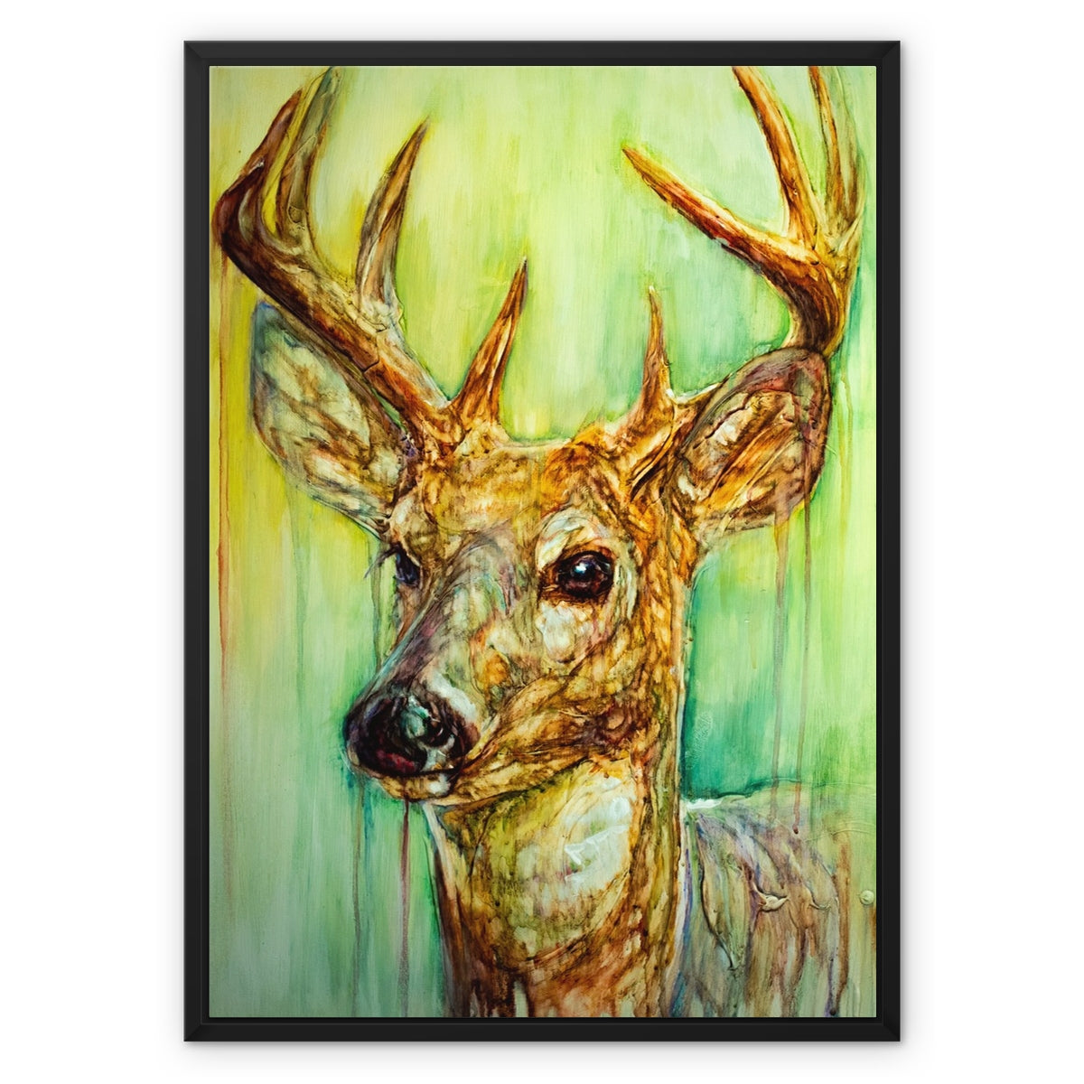 Deary Framed Canvas