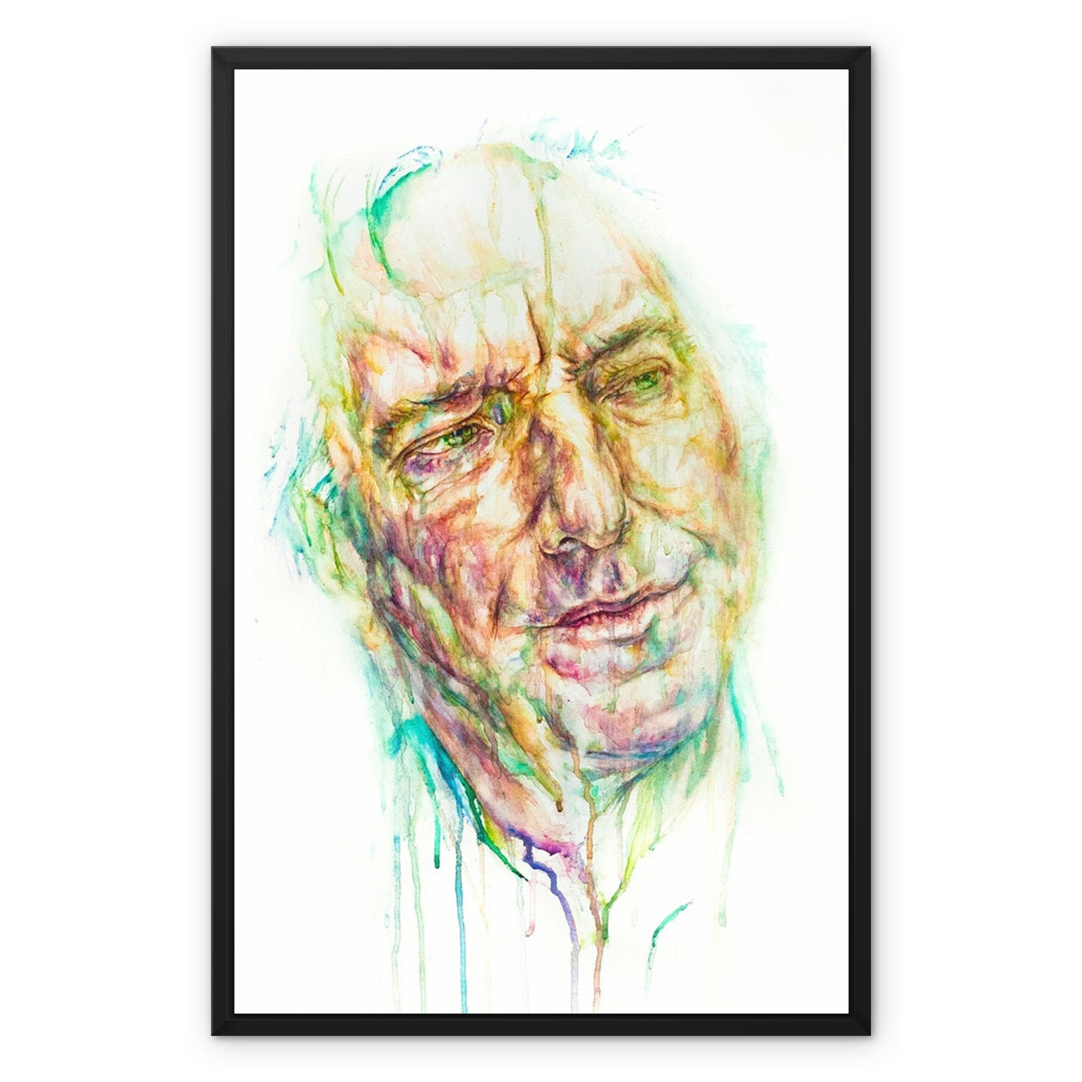 Alan Rickman Framed Canvas