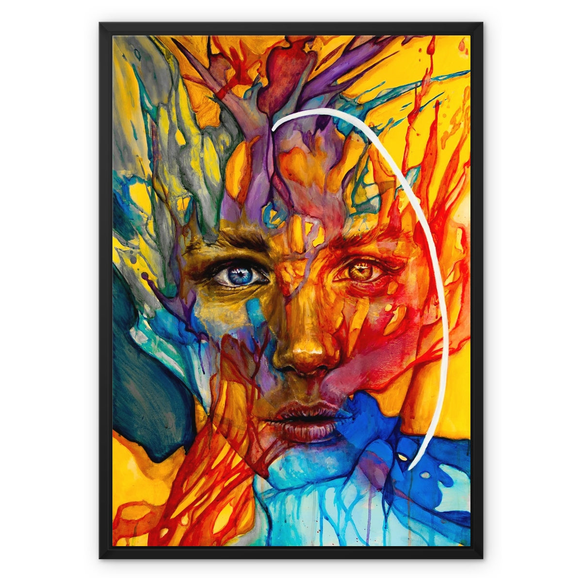 Elementa Framed Canvas