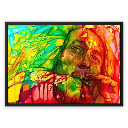 Bob Marley Framed Canvas