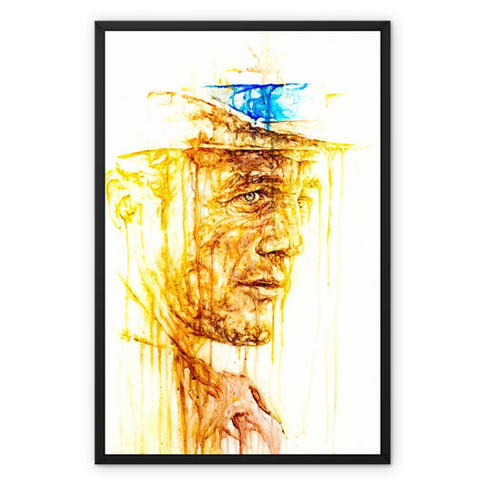 Paul Newman Framed Canvas