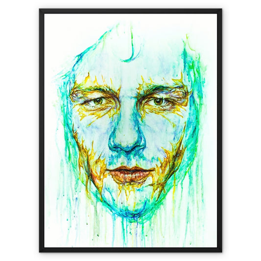 Heath Ledger Framed Canvas