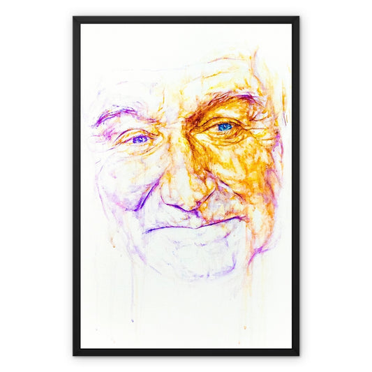 Robin Williams Framed Canvas